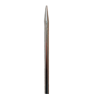 Producto AMESA punta Faraday Ø1/2"x1.5m de cobre cromado para sistema de pararrayos