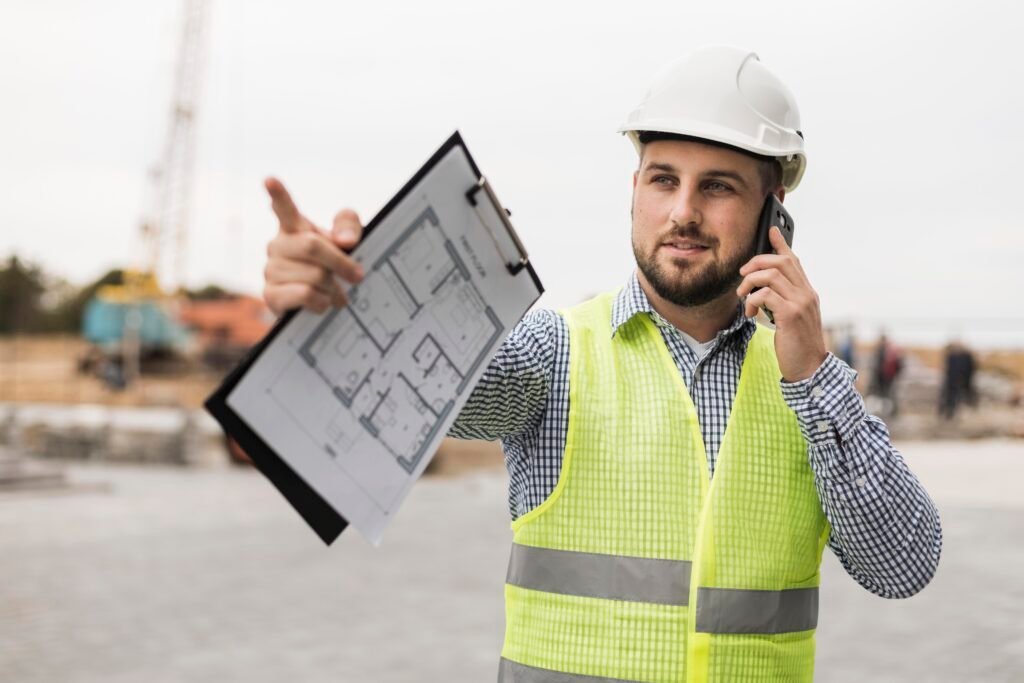 arquitecto-de-tiro-medio-hablando-por-telefono